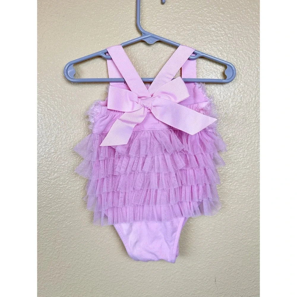MudPie Baby Girls Lil' Cupcake One Piece Dress 0-6M NWT